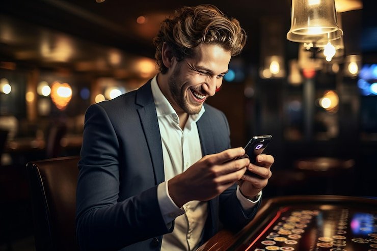 Pengguna Indonesia membaca syarat promosi cuantoto di perangkat mobile